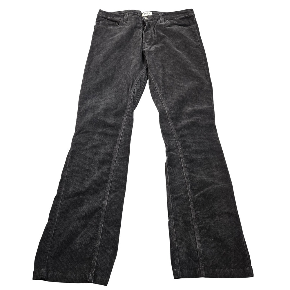 MintCrew Pants Mens 35x32 (36 Tag) Gray Corduroy Chino Straight Leg Casual